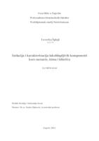 Izolacija i karakterizacija lakohlapljivih komponenti kore naranče, kima i klinčića