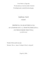 Priprema i karakterizacija kvaternih soli 1,2-dimetilimidazola (novih ionskih tekućina)