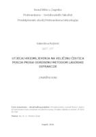 Utjecaj kriomljevenja na veličinu čestica posija prosa određenu metodom laserske difrakcije