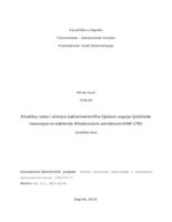 Kinetika rasta i sinteza bakterioklorofila tijekom uzgoja ljubičaste nesumporne bakterije Rhodovulum adriaticum DSM 2781