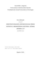 Denitrificirajuća defosfatacija preko nitrita u anoksičnim uvjetima: Učinak omjera C/P