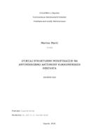 Utjecaj strukturne modifikacije na antimikrobnu aktivnost kurkuminskih derivata