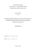 Primjena konvencionalnih i inovativnih metoda u ekstrakciji bioaktivnih sastojaka dobričice (Glechoma hederacea L.)