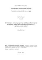 Inhibicijski učinak propolisa na klijavost zoospora patogenih oomiceta Saprolegnia parasitica i Aphanom yces astaci