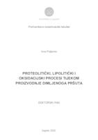 Proteolitički, lipolitički i oksidacijski procesi tijekom proizvodnje dimljenoga pršuta