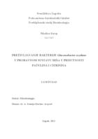 Preživljavanje bakterije Gluconobacter oxydans u probavnom sustavu miša u prisutnosti patulina i citrinina