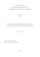 Primjena NMR-spektroskopije u kontroli kvalitete i autentičnosti maslinovog ulja 