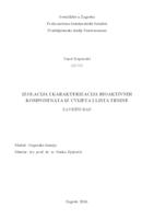 Izolacija i karakterizacija bioaktivnih komponenata iz cvijeta i lista trnine