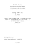 prikaz prve stranice dokumenta Mogućnosti korištenja lignoceluloznih sirovina poljoprivrednog porijekla u Republici Hrvatskoj