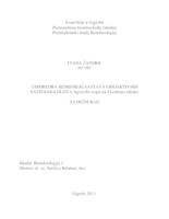 prikaz prve stranice dokumenta Usporedba kemijskog sastava i bioaktivnih sastojaka gljiva Agrocybe aegerita I Lentinus edodes