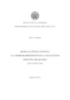 prikaz prve stranice dokumenta Biokatalitička sinteza (S)-2-hidroksipropiofenona u različitim tipovima reaktora 