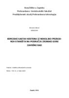 prikaz prve stranice dokumenta Kemijski sastav kestena iz nekoliko prirodnih staništa na području Zrinske gore