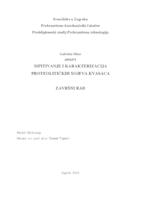 prikaz prve stranice dokumenta Ispitivanje i karakterizacija proteolitičkih sojeva kvasaca