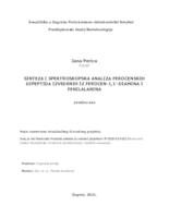 prikaz prve stranice dokumenta Sinteza i spektroskopska analiza ferocenskih dipeptida izvedenih iz ferocen-1,1'-diamina i fenilalanina