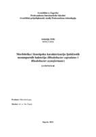 prikaz prve stranice dokumenta Morfološka i fenotipska karakterizacija ljubičastih nesumpornih bakterija (Rhodobacter capsulatus i Rhodobacter azotoformans)