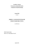 prikaz prve stranice dokumenta Priprava monosupstituiranih ferocenskih hidantoina