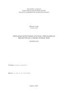 prikaz prve stranice dokumenta Procjena nutritivnog statusa i prevalencije malnutricije u osoba starije dobi