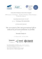 prikaz prve stranice dokumenta The assessment of the intergenerational effects induced by persistent pollutants on fertility